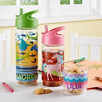 Stephen Joseph® Playful Pals Personalized Flip Top Sip & Snack Bottle