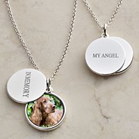 Expressions of Affection Personalized Photo Pendant